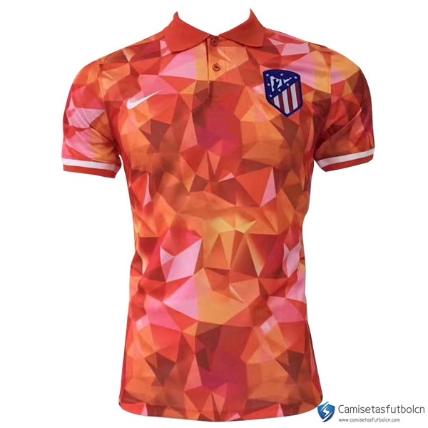 Polo Atletico Madrid 2017-18 Naranja